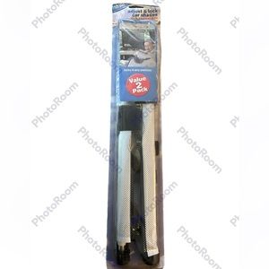 The First Years Adjust And Lock - 16 Inch Car Shades - 2 Pack